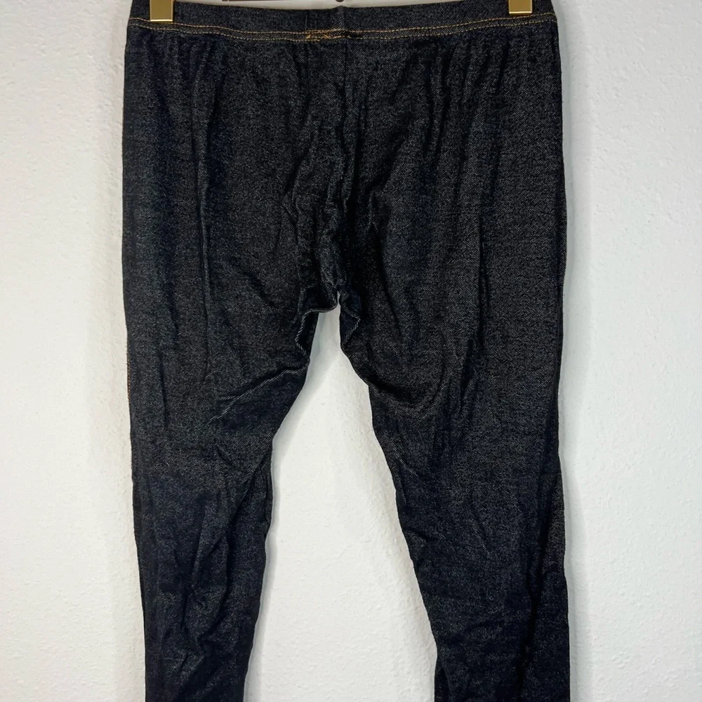 Women’s Small Dark Wash Jeggings Stretch Denim Leggings Capri Pants